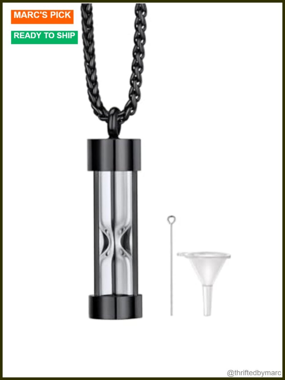Stainless Steel Urn Necklace for Ashes Memorial Cremation Pendant